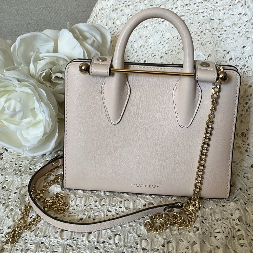 Strathberry Nano Tote (Blush) - Picture 2 of 16